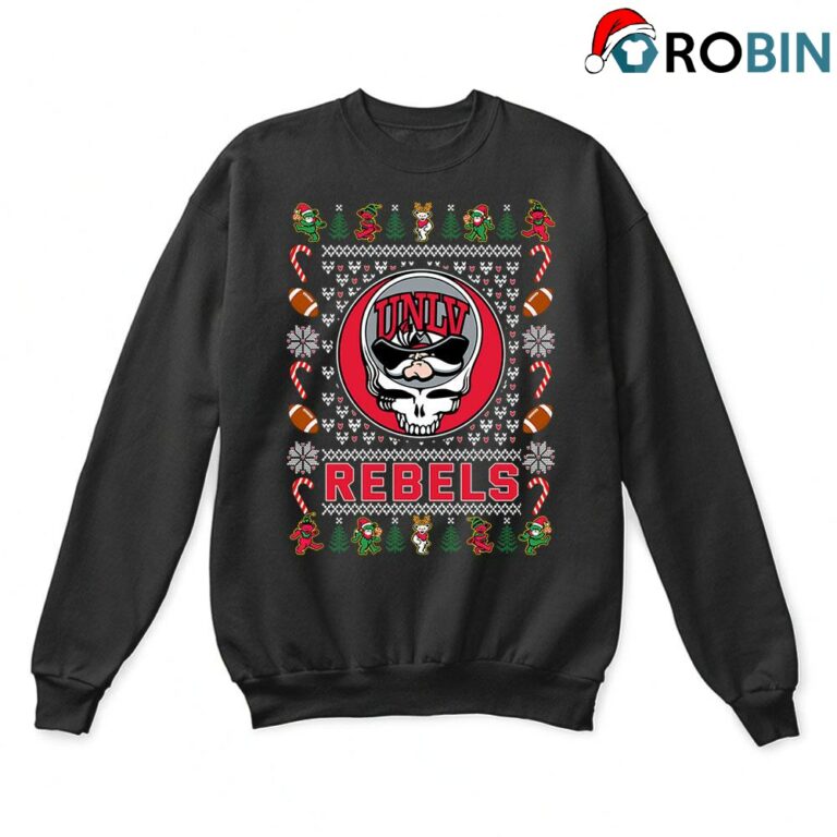 Unlv Rebels X Grateful Dead Ugly Christmas Sweatshirt