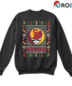 Usc Trojans X Grateful Dead Christmas Ugly Sweatshirt
