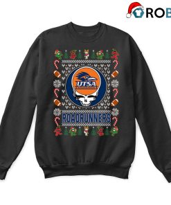 Utsa Roadrunners X Grateful Dead Christmas Ugly Sweatshirt