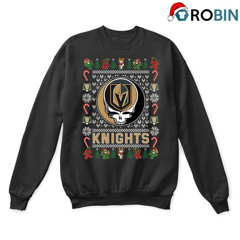 Vegas Golden Knights X Grateful Dead Christmas Ugly Sweatshirt