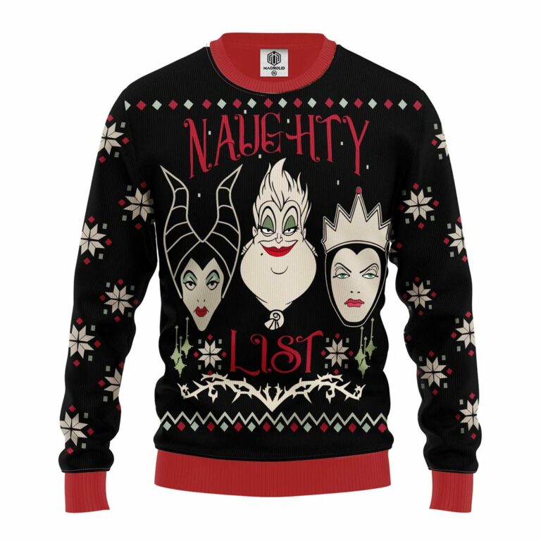 Villains Naughty Ugly Christmas Sweater