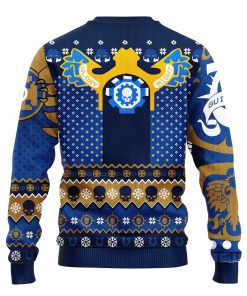 Warhammer 40K Blue Ugly Christmas Sweatshirt