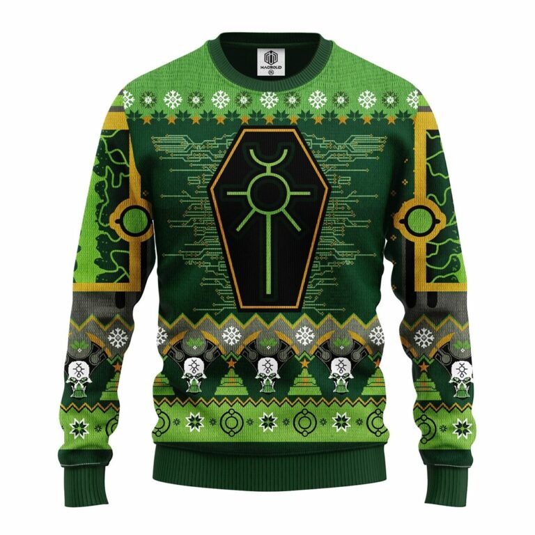 Warhammer 40K Green Ugly Christmas Sweater