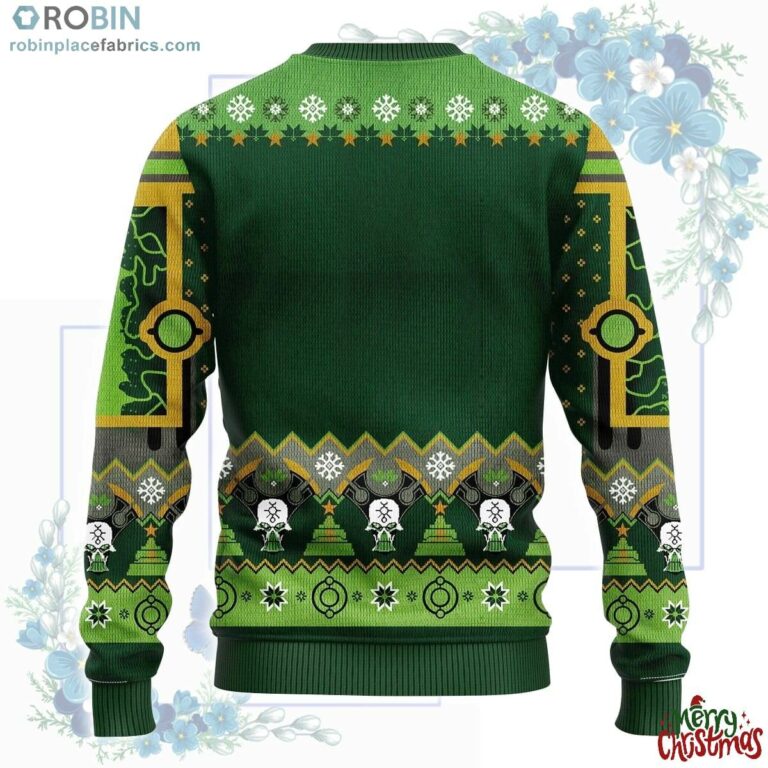 Warhammer 40K Green Ugly Christmas Sweater