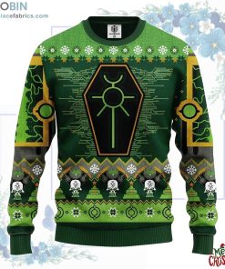 Warhammer 40K Green Ugly Christmas Sweater