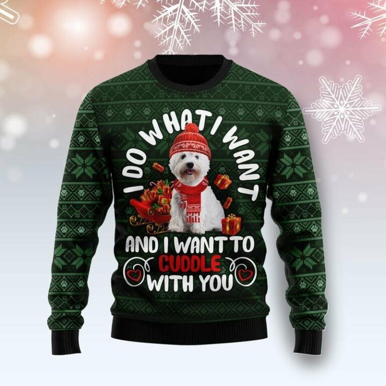West Highland White Terrier Christmas Ugly Sweatshirt, Sweater