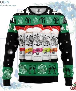 White Claw Beer Ugly Christmas Sweater