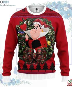 White Rabbit Queen Alice In Wonderland Noel Mc Ugly Christmas Sweater White Rabbit Queen Alice In Wonderland Noel Mc Ugly Christmas Sweater