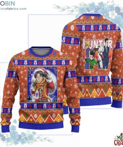 wing anime ugly christmas sweater hunter x hunter 420 JgFBM