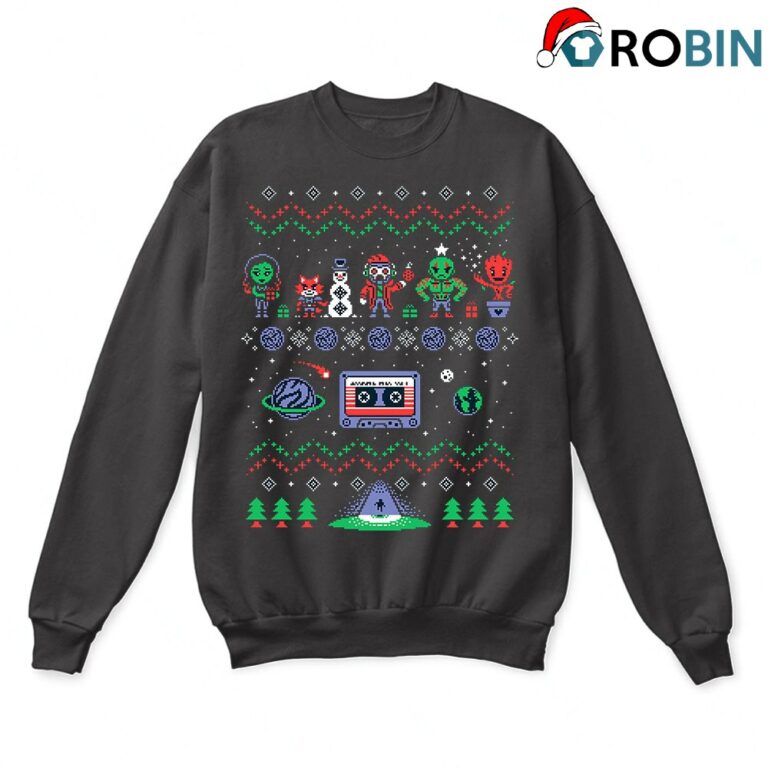 Winners Make It Happen Guardians Of The Galaxy Ugly Christmas Sweatshirt