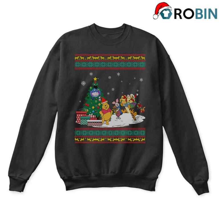 Winnie The Pooh And Friends Ugly Christmas Sweatshirt