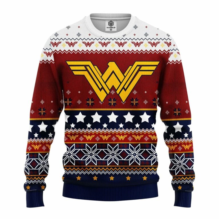 Wonder Woman 3D Christmas Sweater