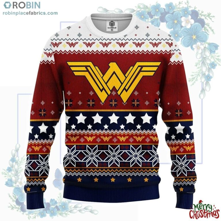 Wonder Woman 3D Christmas Sweater