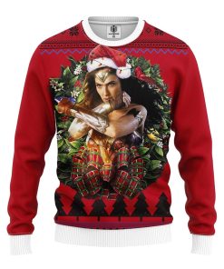 Wonder Woman Light Noel Mc Ugly Christmas Sweater