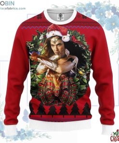 Wonder Woman Light Noel Mc Ugly Christmas Sweater