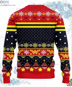 Wonder Woman Red Yellow Ugly Christmas Sweater
