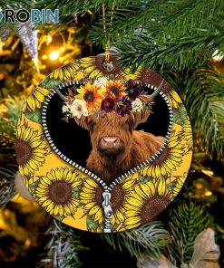 yak sunflower zipper christmas ornament 1 rtqorf