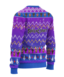 Yami Sukehiro Anime Ugly Christmas Sweatshirt Black Clover Xmas Gift Yami Sukehiro Anime Ugly Christmas Sweatshirt Black Clover Xmas Gift