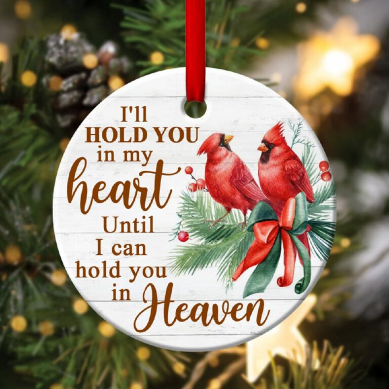 You Are In Jesus’s Heart Meaningful Circle Ornament