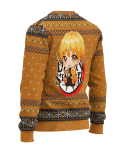 Zenitsu Demon Slayer Anime Ugly Christmas Sweatshirt Xmas Gift