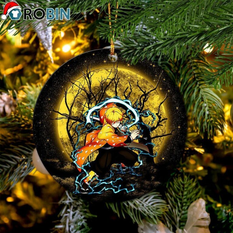 Zenitsu Moonlight Christmas Ornament