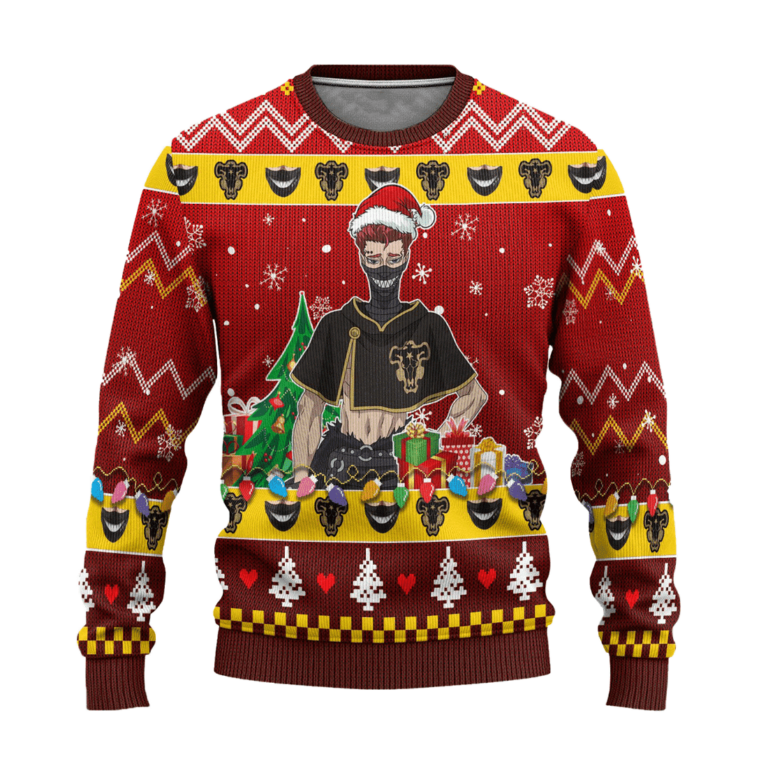 Zora Ideale Anime Ugly Christmas Sweatshirt Black Clover Xmas Gift