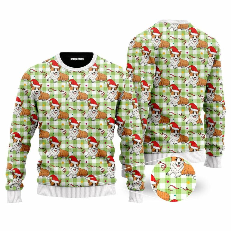 A Dult A Very Corgi Ugly Christmas Sweatshirt, Sweater