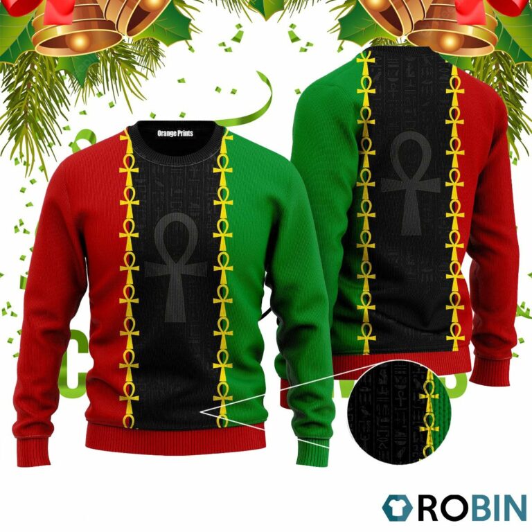African 3D Print Ugly Christmas Sweater RB4074