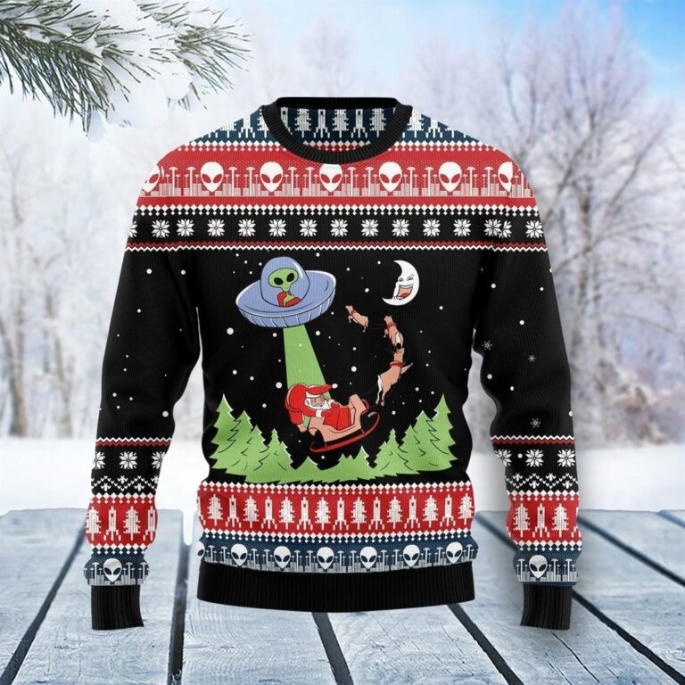Alien Christmas Ugly Christmas Sweatshirt, Sweater