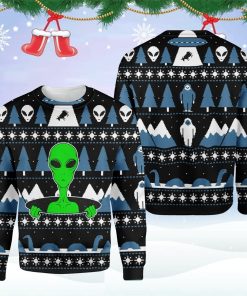 Alien Christmas Ugly Sweatshirt, Sweater