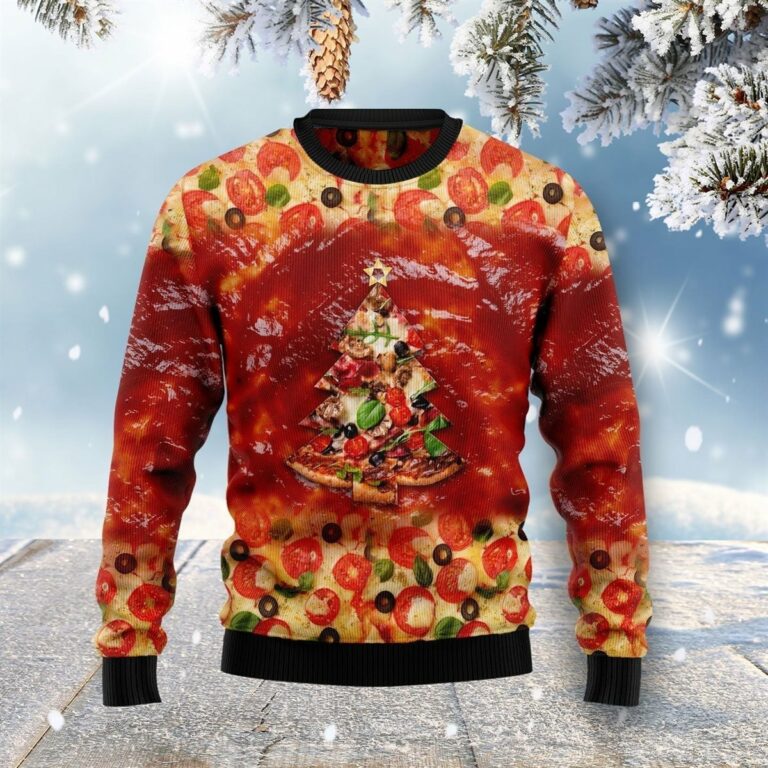 All I Want For Christmas Is Pizza Christmas Ugly Sweatshirt, Sweater