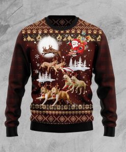American Pit Bull Terrier Reindeers Car Ugly Christmas Sweatshirt, Sweater