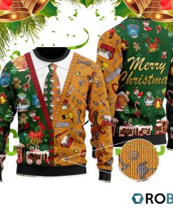 Arborist 3D Print Ugly Christmas Sweater RB4059 Arborist 3D Print Ugly Christmas Sweater RB4059