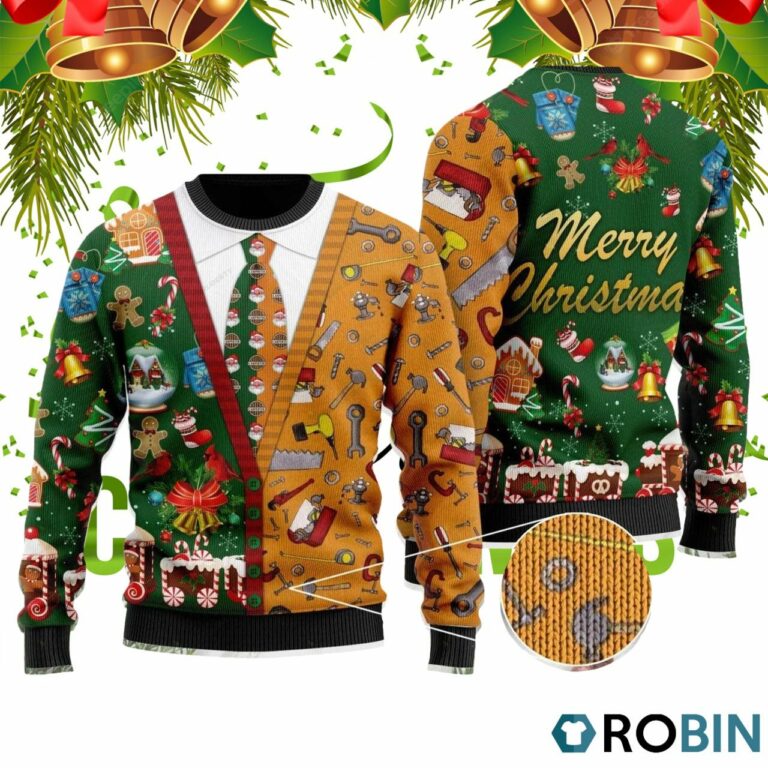 Arborist 3D Print Ugly Christmas Sweater RB4059