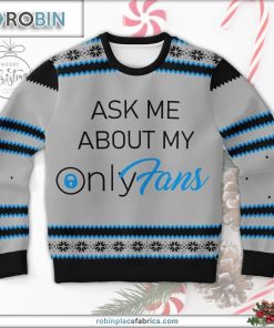 ask me my onlyfans ugly christmas sweater 150 R2Y5v