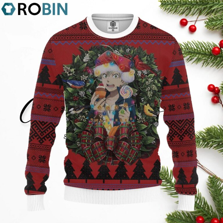 Asta Black Clover Merry Christmas Ugly Christmas Sweater