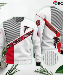 Atlanta Falcons Personalized Ugly Christmas Sweater, Sweatshirt Atlanta Falcons Personalized Ugly Christmas Sweater, Sweatshirt