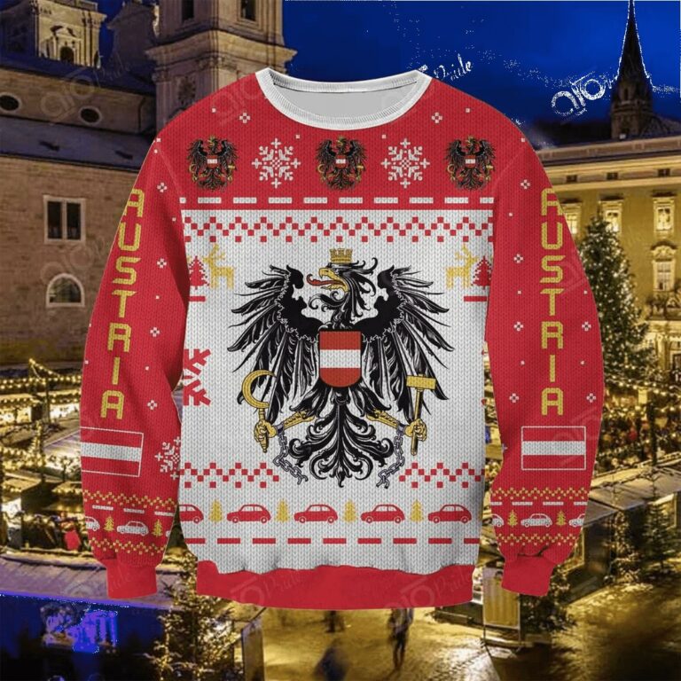Austria Christmas Ugly Sweatshirt, Sweater
