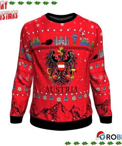 Austria Christmas Ugly Sweatshirt, Sweater
