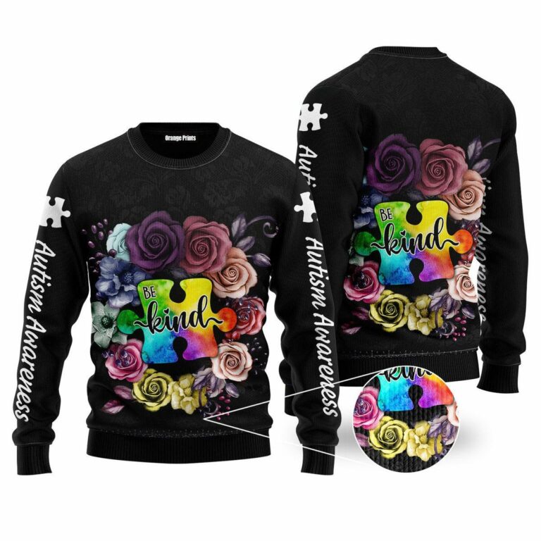 Autism Awareness Christmas Ugly Sweatshirt, Sweater