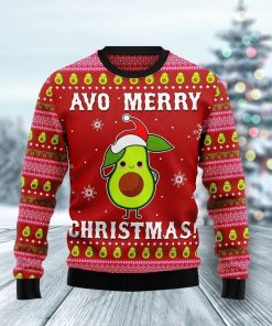 Avo Merry Christmas Ugly Christmas Sweatshirt, Sweater