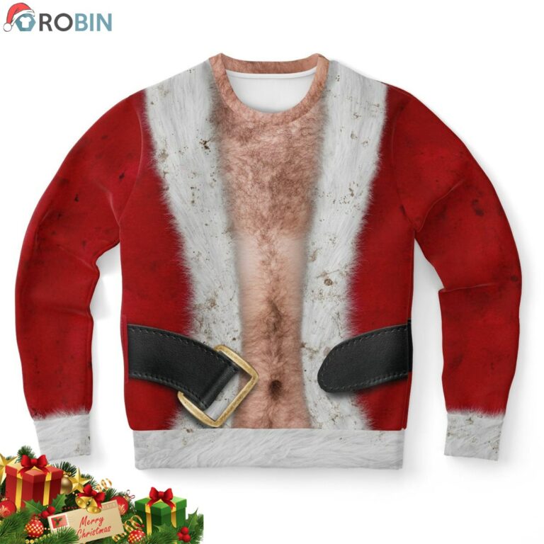 Bad Santa Custome Ugly Christmas Sweater