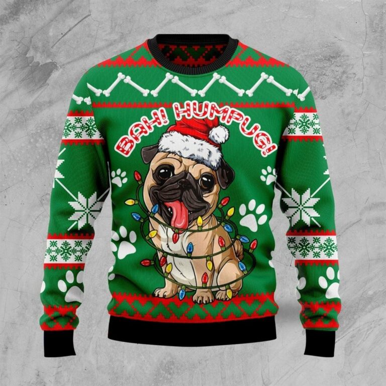 Bah Humpug Christmas Ugly Sweatshirt, Sweater