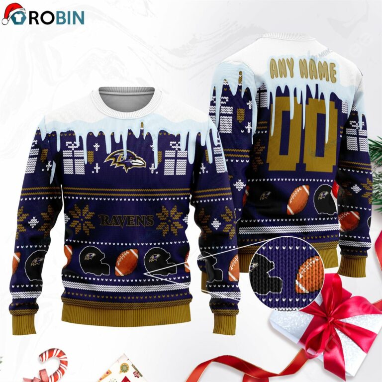 Baltimore Ravens Football Ugly Christmas Sweater, Sweatshirt SWT163