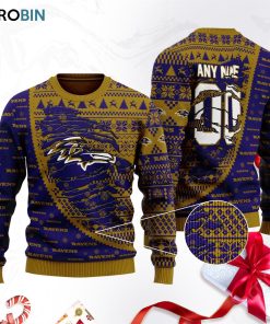 baltimore ravens ugly christmas sweater sweatshirt swt arpshp