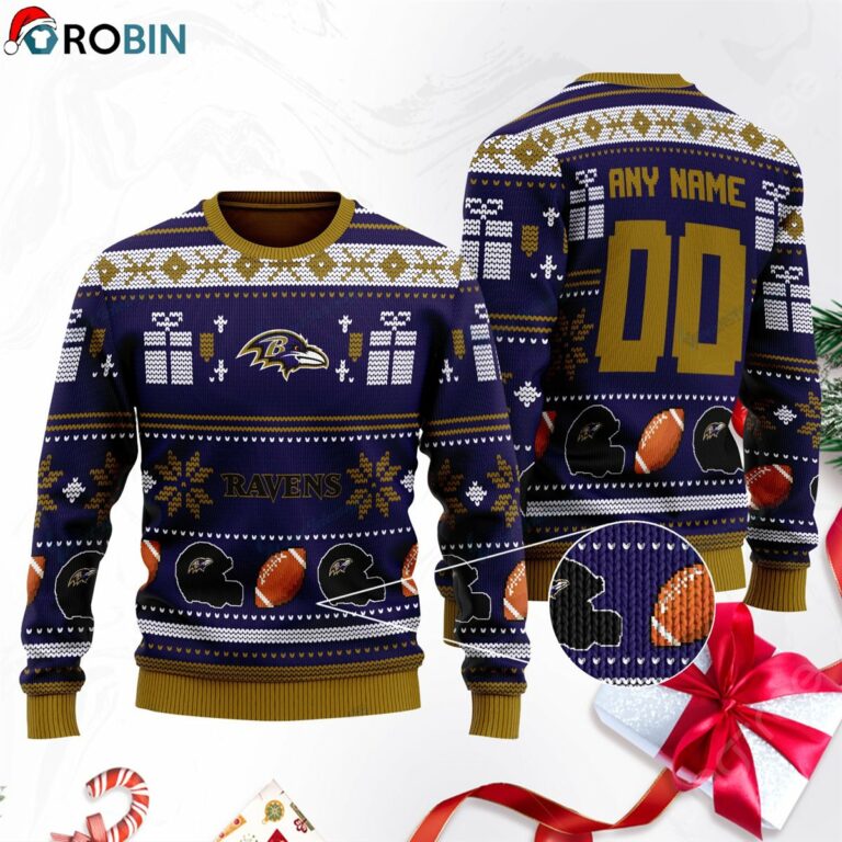 Baltimore Ravens Ugly Christmas Sweater, Sweatshirt SWT199