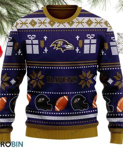 Baltimore Ravens Ugly Christmas Sweater, Sweatshirt SWT199 Baltimore Ravens Ugly Christmas Sweater, Sweatshirt SWT199