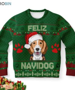 beagle feliz navidog ugly christmas sweater 1 p0jizc