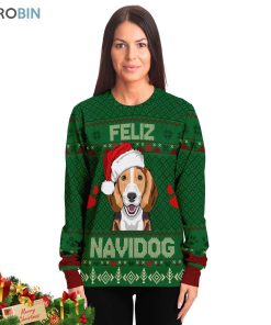 Beagle Feliz Navidog Ugly Christmas Sweater Beagle Feliz Navidog Ugly Christmas Sweater