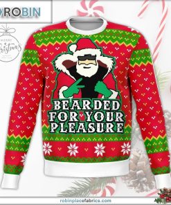 beard for your pleasure funny ugly christmas sweater 146 chpuj
